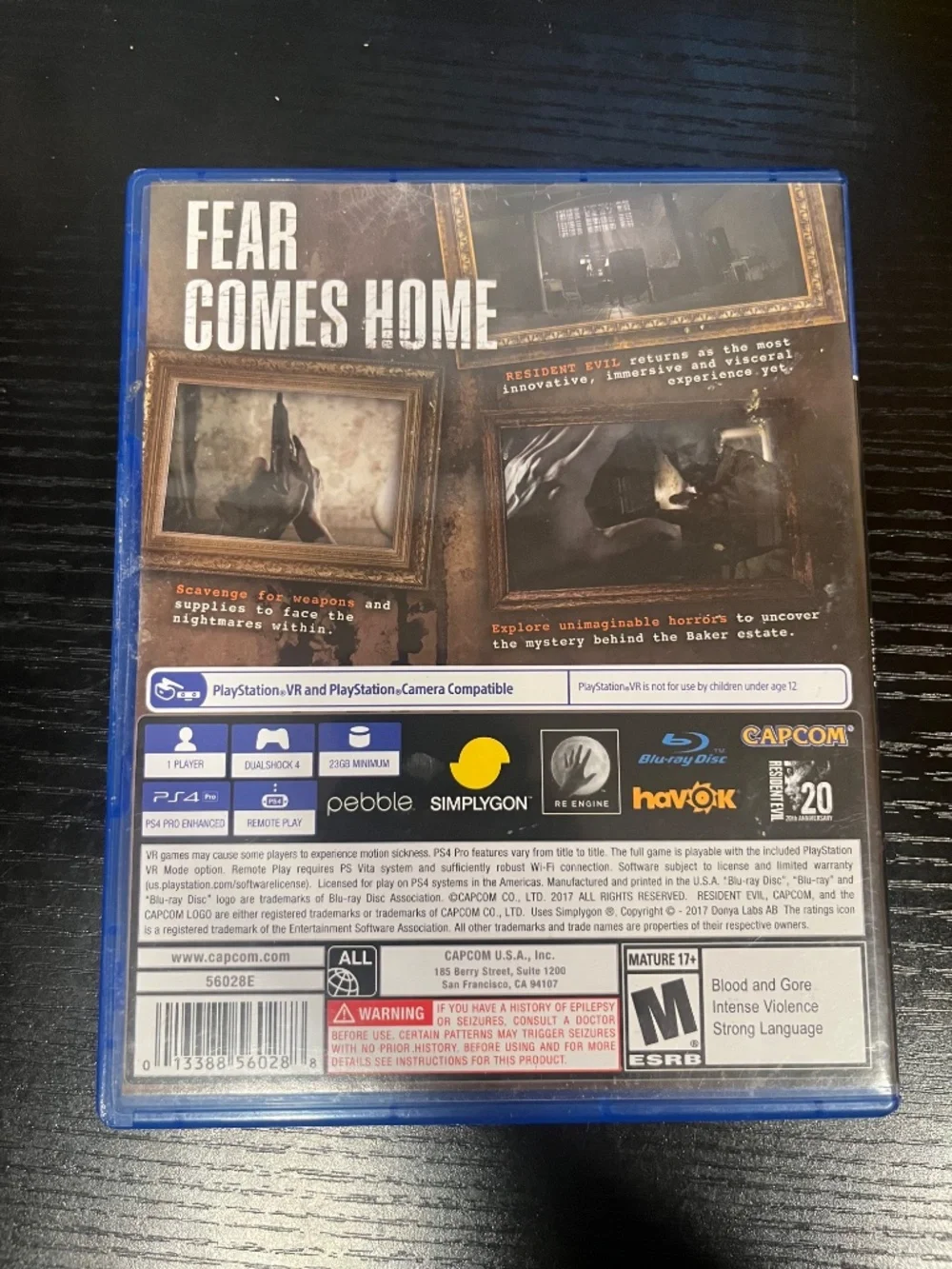 Resident Evil 7 - VR Compatible - Sony PlayStation 4